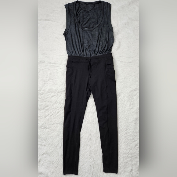 Free People Movement Tank Onesie Black and Grey - Picture 2 of 15